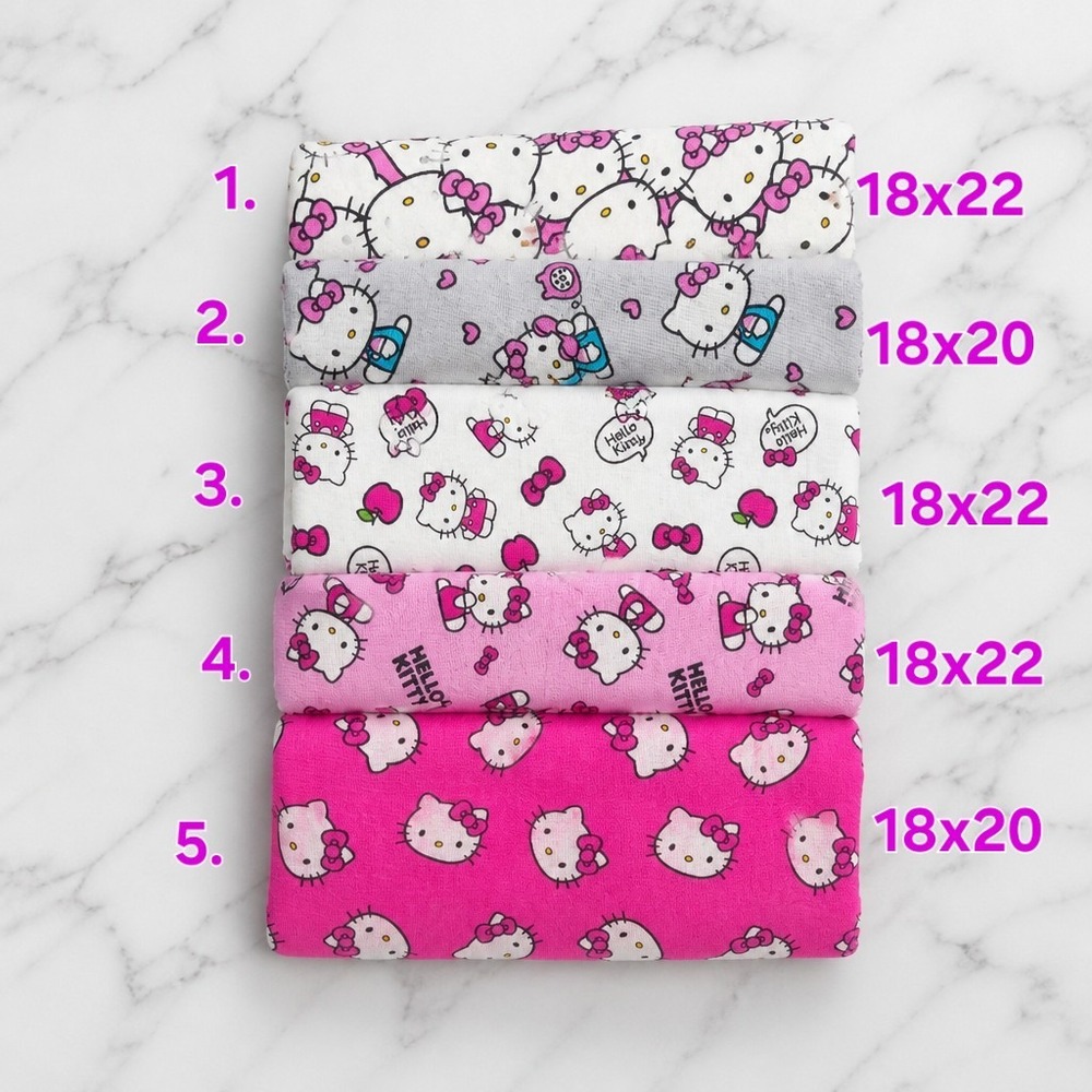Springs Creative Hello Kitty Cotton Fat Quarter Bundle 5pc Assorted 18x20 18x22